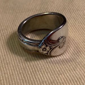 Spoon Ring from Real Silver Cutlery 5.5